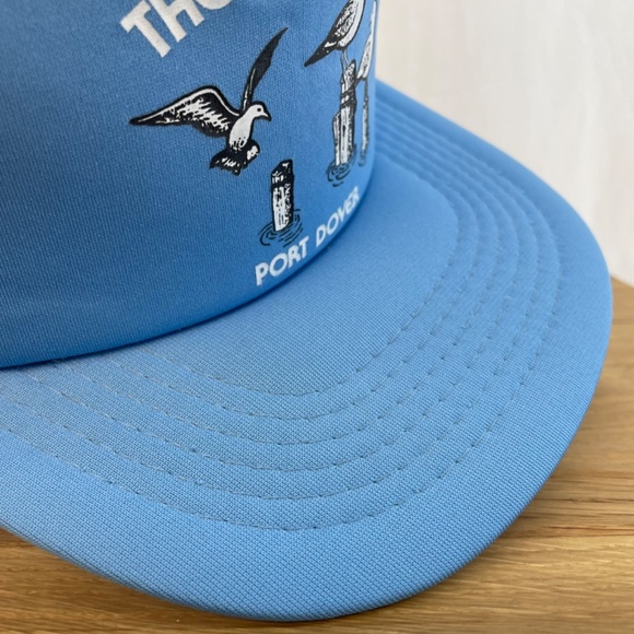 The Gull’s Nest Port Dover Blue Athletic Headwear Trucker Hat NEW - Picture 5 of 8